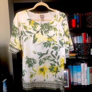 New! Chico’s summer top with side tie details